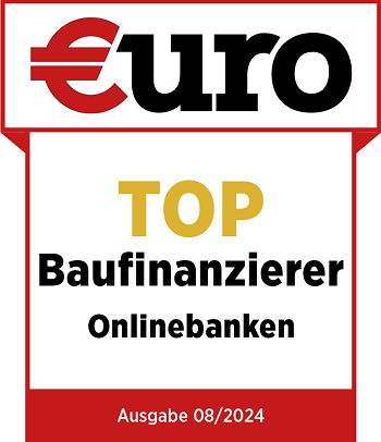 Auszeichnung von Euro Top Baufinanzierer Onlinebanken