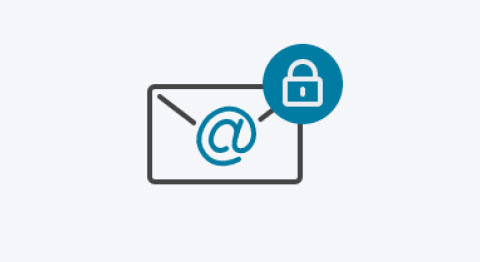 Icon Brief als Symbol für verschlüsselte E-Mail