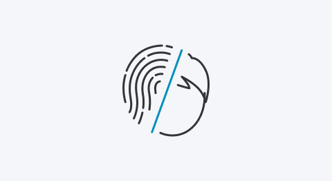 Icon individueller Fingerabdruck