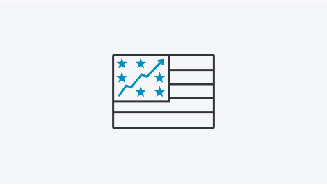 Icon USA-Flagge