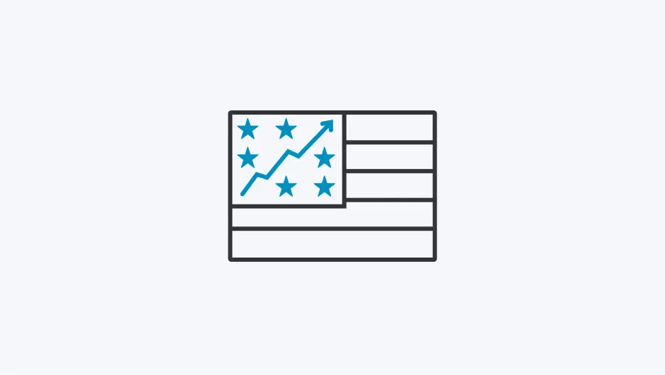 Icon USA-Flagge