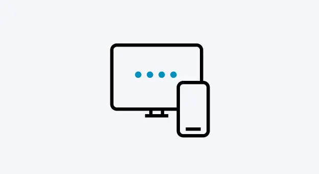 Icon Bildschirm und Smartphone
