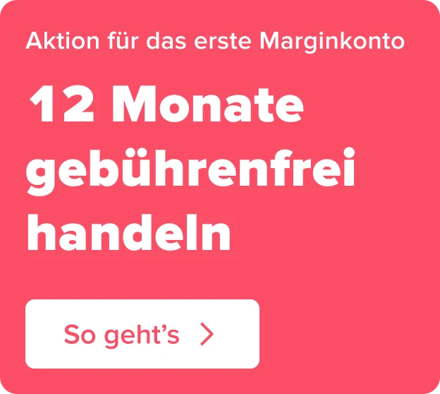 Störer in korall mit weißem Text zur Aktion