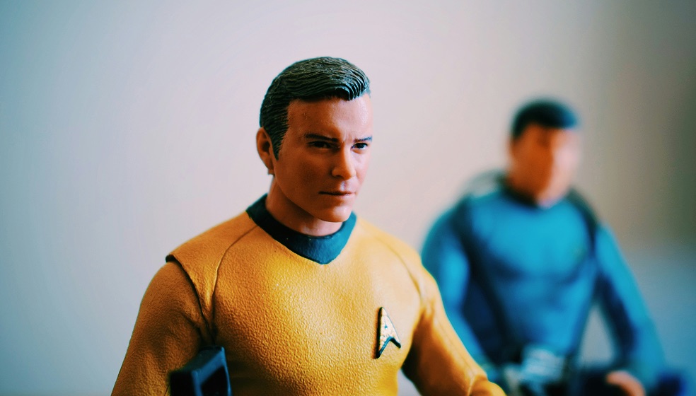Zwei Actionfiguren aus dem StarTrek Universum