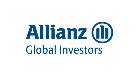 Logo Allianz Global Investors blauer Schriftzug