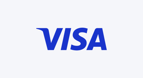 Blaues VISA Logo