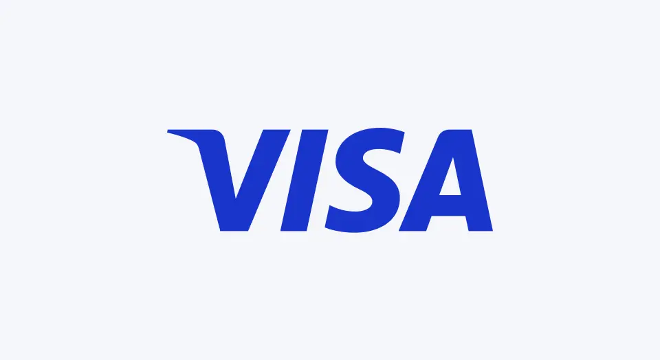 Blaues VISA Logo