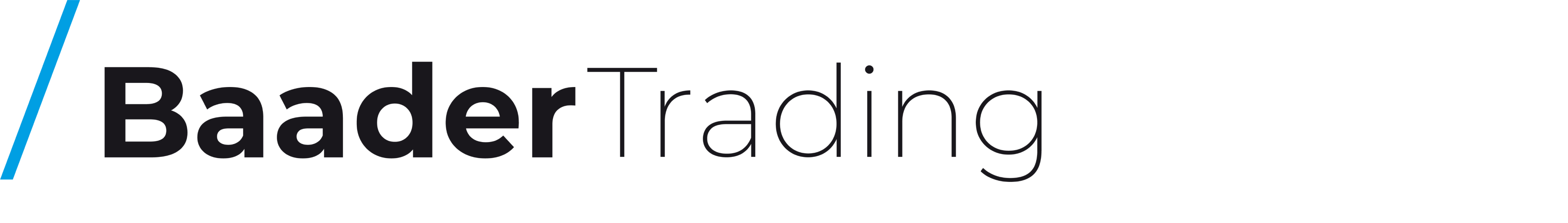 Logo Baader Trading