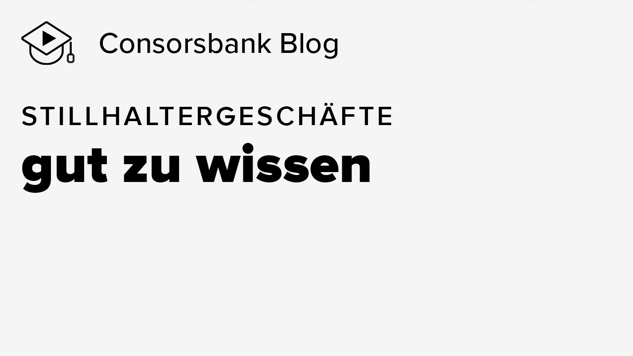 Hellgraue Kachel mit schwarzem Schriftzug zu Stillhaltergeschäften
